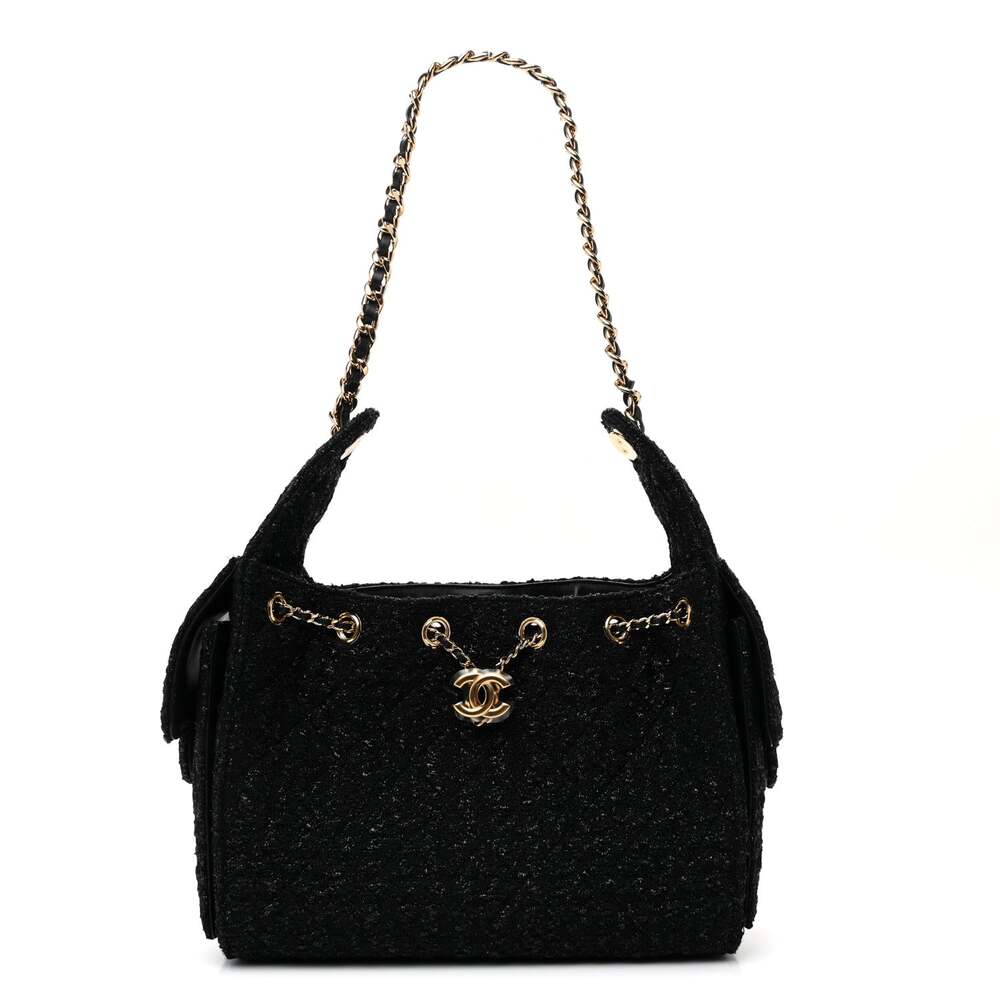 Tweed Quilted Small Chanel 25 Handbag #325119C82B